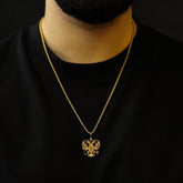 Russland Wappen Kette Herren Tragefoto – Adler