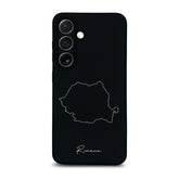 Rumänien Landkarte Handyhülle Samsung S24 Schutzhülle | d'origine
