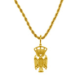 Serbien Adler Wappen Kette Herren 18K Gold | d'origine