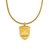 Slowenien Wappen Kette Herren Gold vergoldet | d'origine