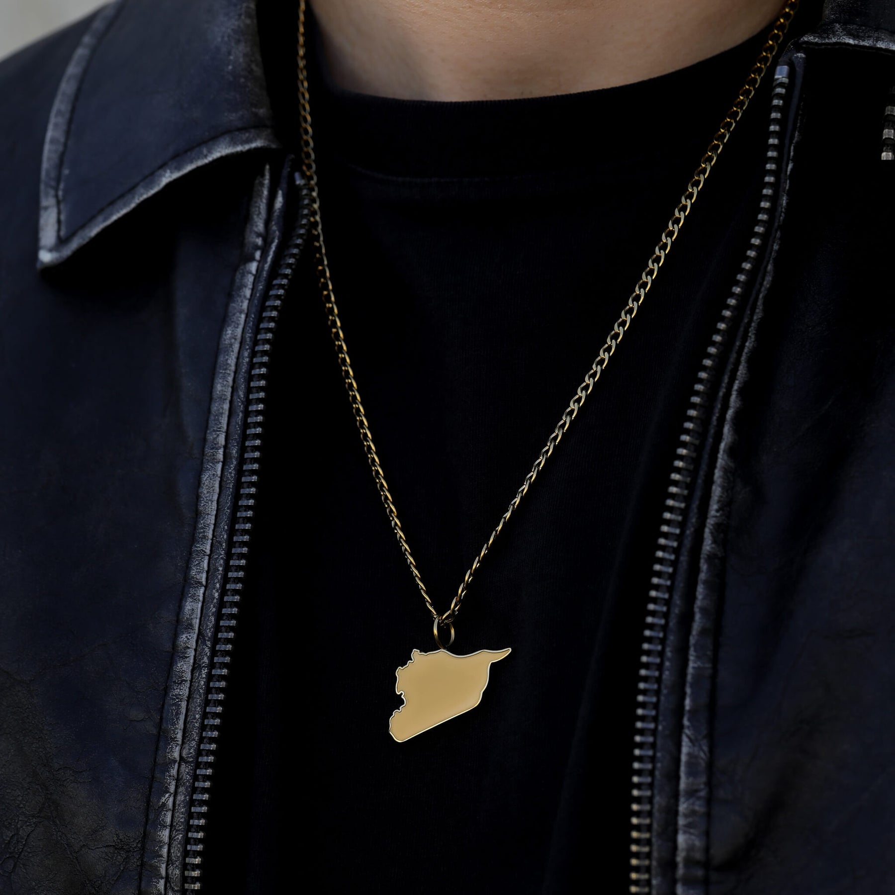 Syrien Landkartenkette Matt | Herren