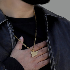 Syrien Landkartenkette Matt | Herren