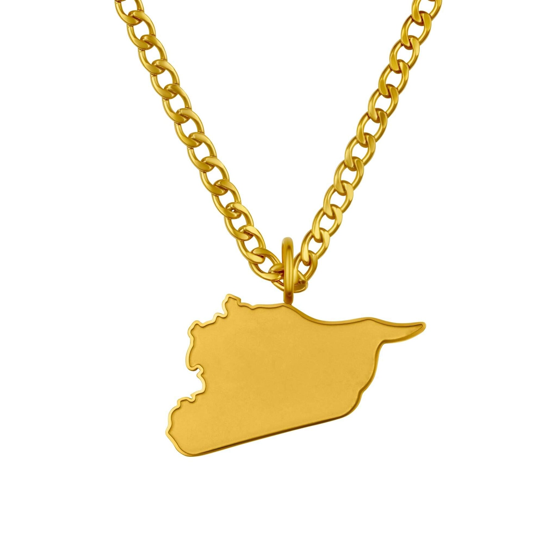 Syrien Landkartenkette Matt | Herren