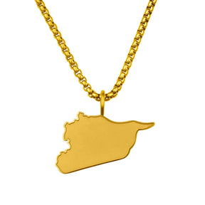 Syrien Landkartenkette Matt | Herren