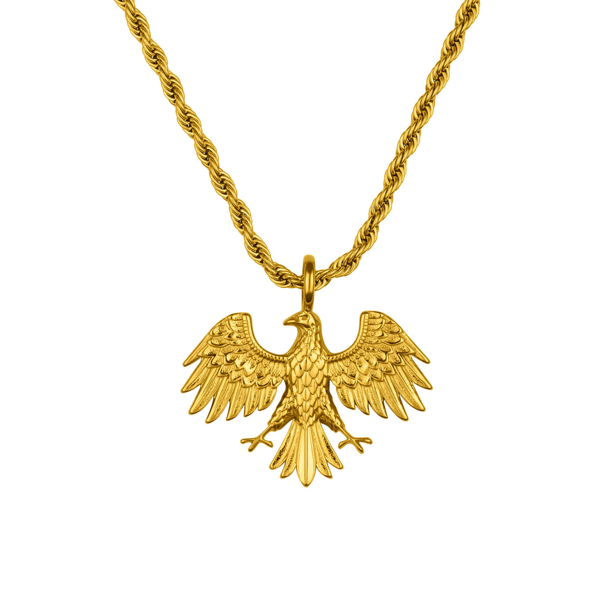 Syrien Wappen Kette V2 | Herren - Edelstahl