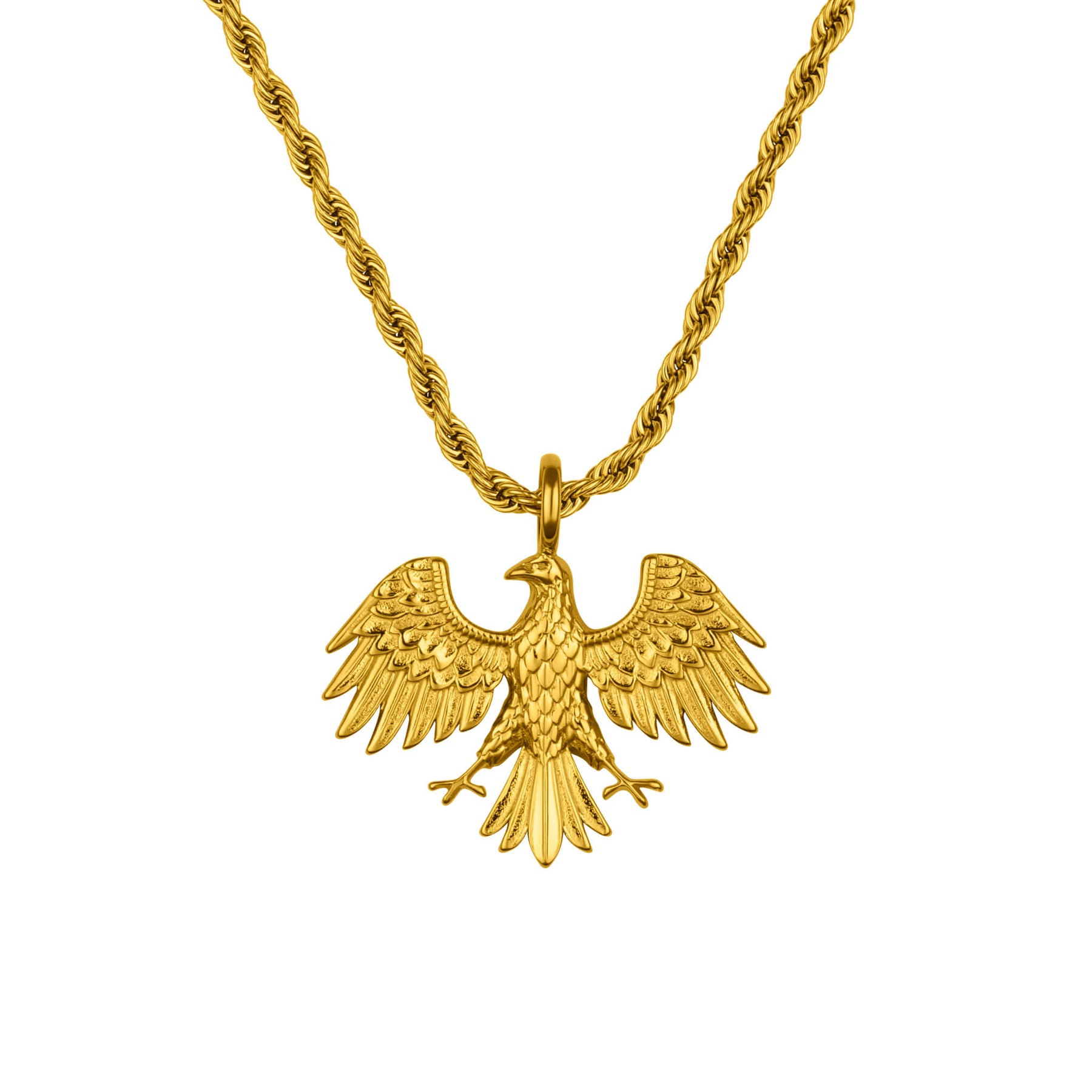 Syrien Wappen Kette V2 | Herren - Edelstahl