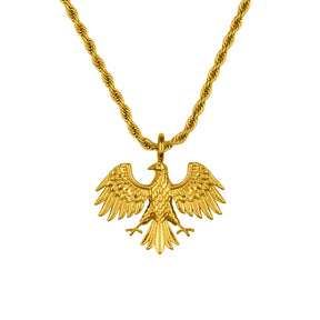 Syrien Wappen Kette V2 | Herren - Edelstahl