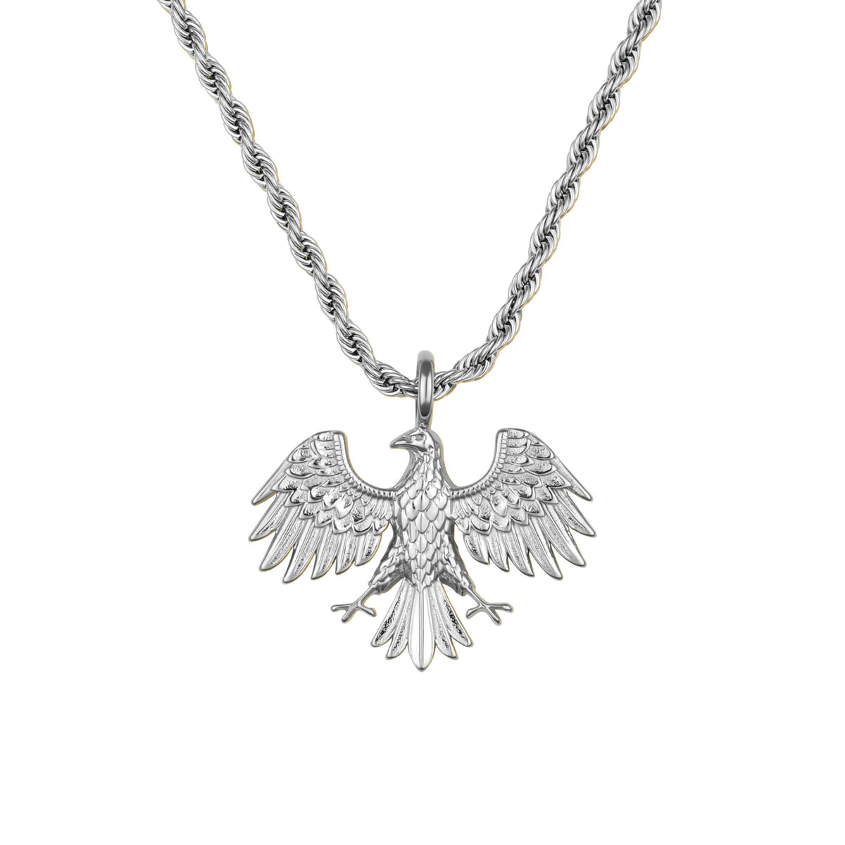 Syrien Wappen Kette V2 | Herren - Edelstahl