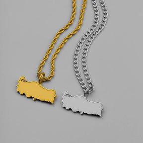 Türkei Landkartenkette Matt | Herren