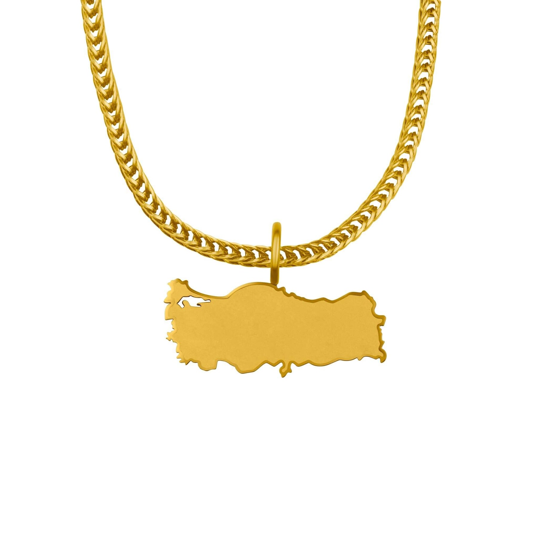 Türkei Landkartenkette Matt | Herren