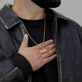 Türkei Landkartenkette Matt | Herren