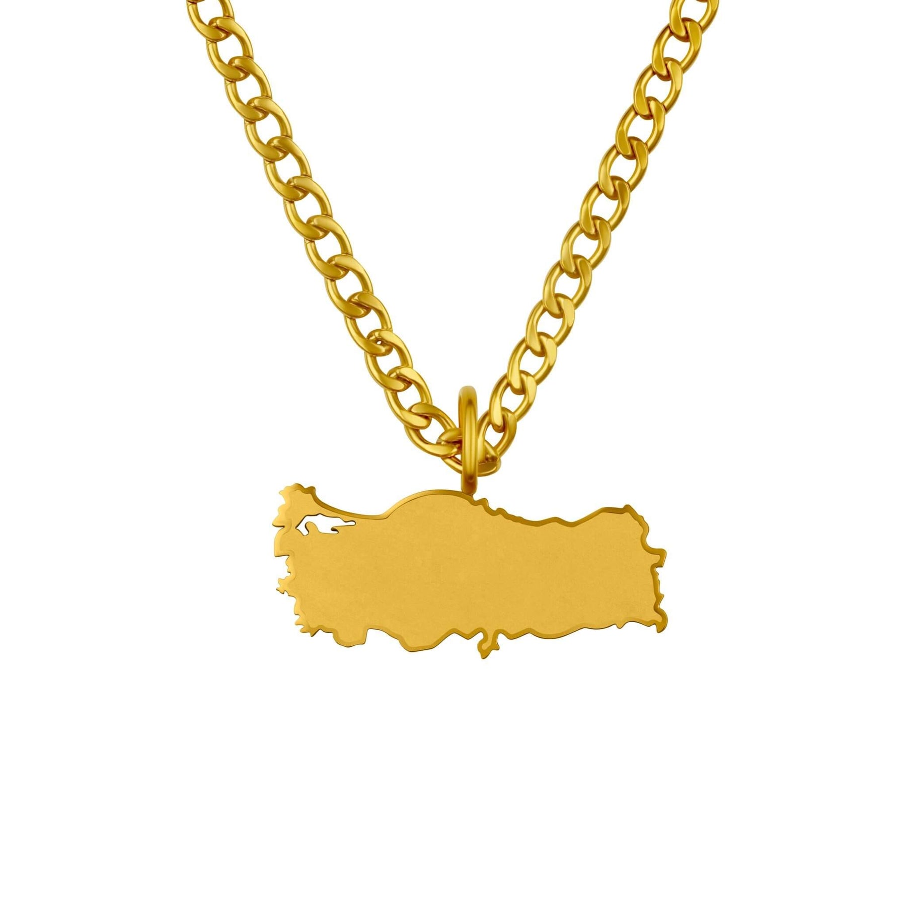 Türkei Landkartenkette Matt | Herren