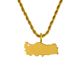 Türkei Landkartenkette Matt | Herren
