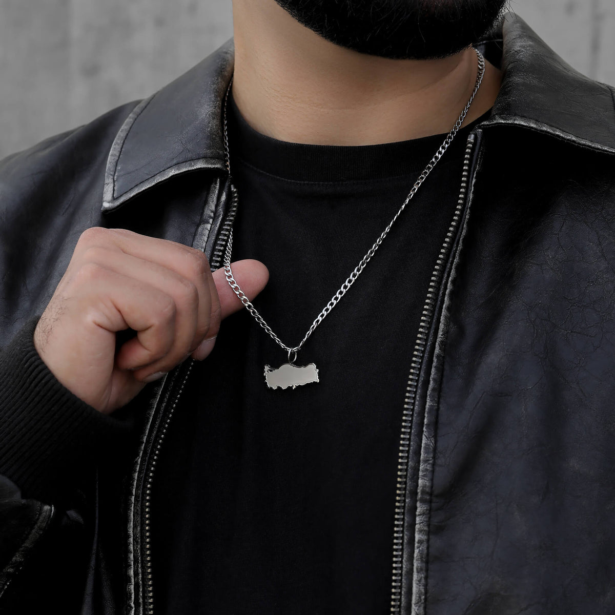 Türkei Landkartenkette Matt | Herren