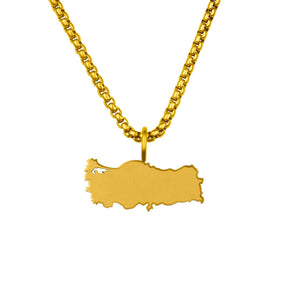 Türkei Landkartenkette Matt | Herren