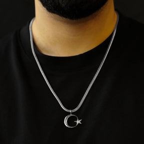 Türkiye Ayyildiz Necklace V2 | Men - Stainless Steel