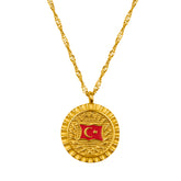 Türkiye Flag Necklace | Women