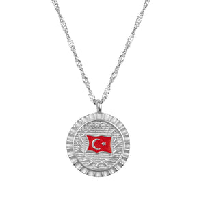 Türkiye Flag Necklace | Women
