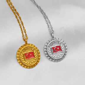 Türkiye Flag Necklace | Women