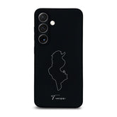 Tunesien Landkarte Handyhülle Samsung S24 Schutzhülle | d'origine