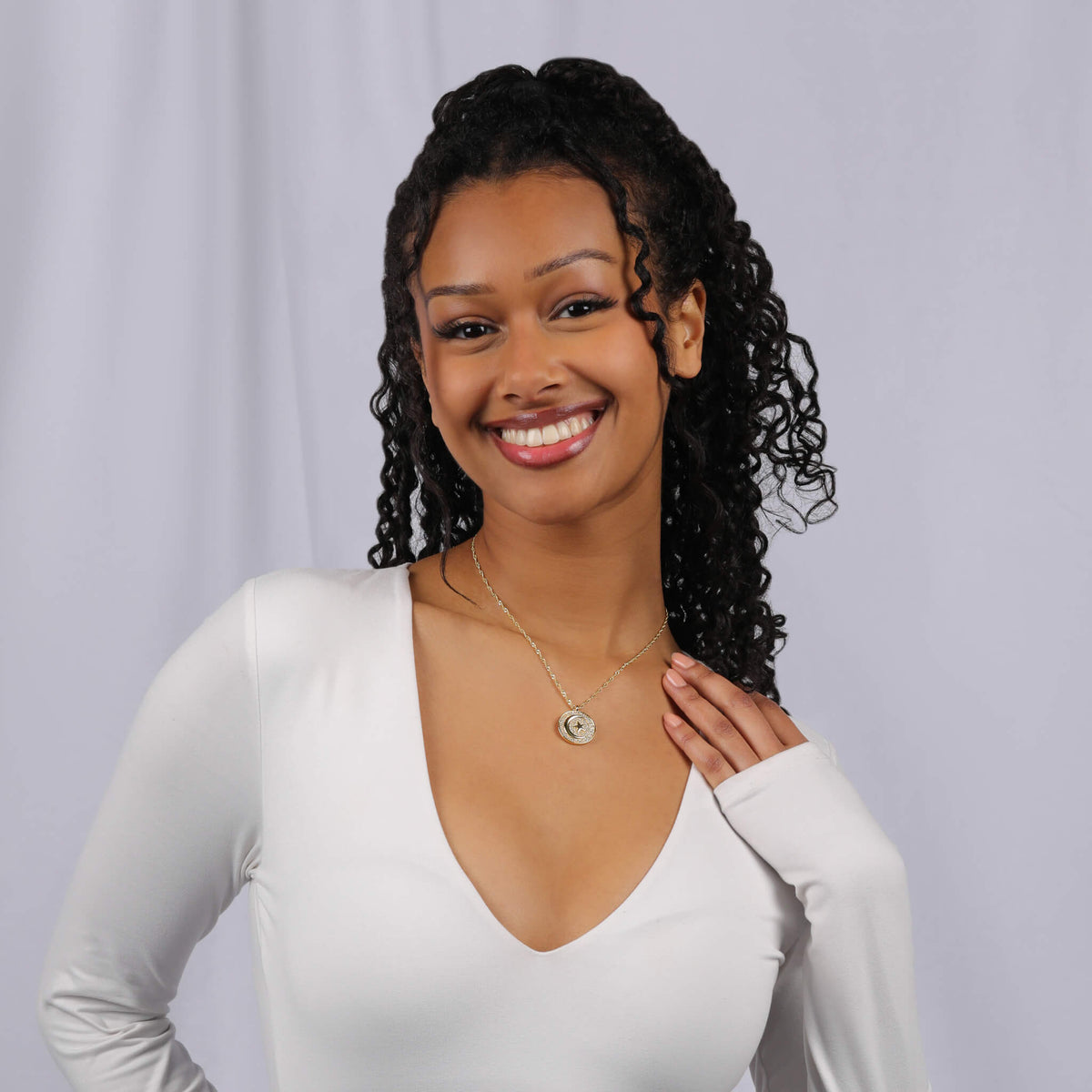 Tunesien Wappen Kette Gold