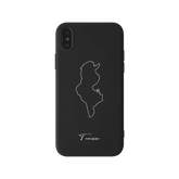 Tunesien Handyhülle iPhone XS Silhouette Schutzhülle | d'origine