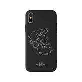 Griechenland Handyhülle Silhouette Schutzhülle | d'origine