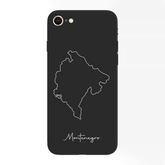Montenegro Handyhülle – Landkarten Design