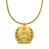 Afghanistan Wappen Kette Herren Gold vergoldet | d'origine