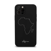 Afrika Landkarte Handyhülle Schutzhülle | d'origine