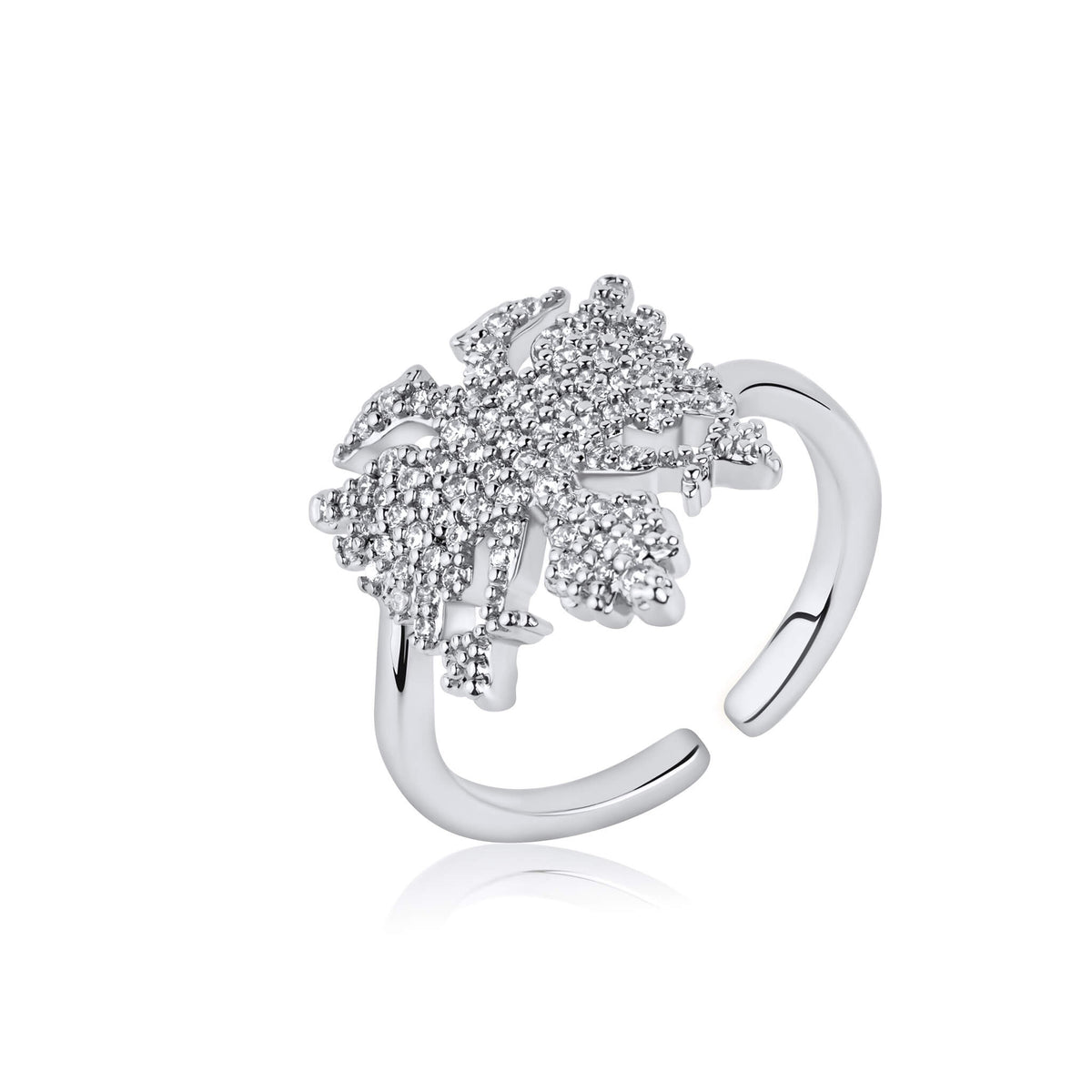 Albanien Damenring silber