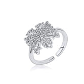 Albanien Damenring silber