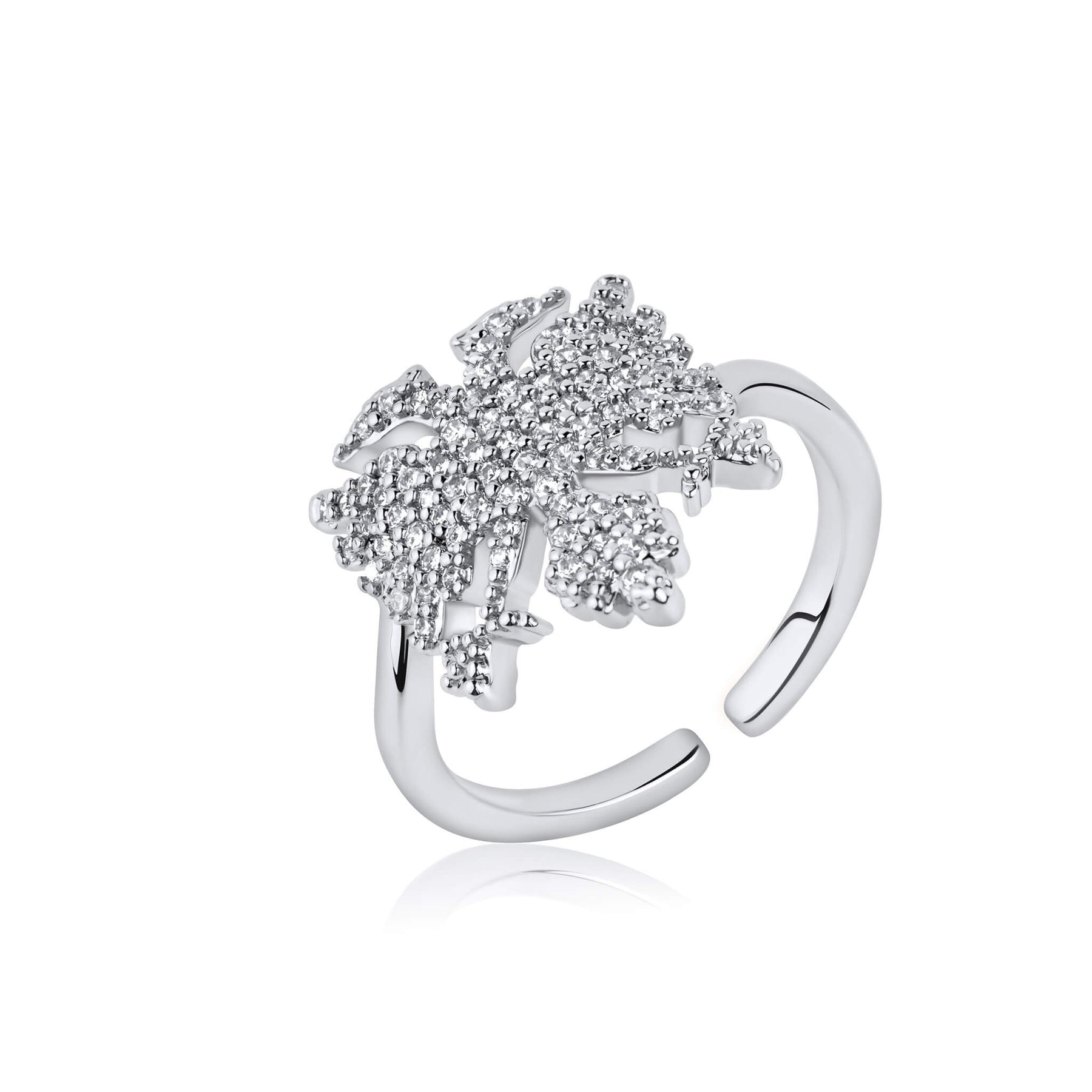 Albanien Damenring silber