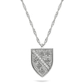 Bosnien Wappen Kette Damen Silber Edelstahl – Ljiljan Lilie