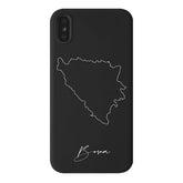 Bosnien Handyhülle iPhone XS Silhouette Schutzhülle | d'origine