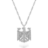 Deutschland Adler Kette in Silber Bundesadler Kette