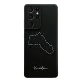 Kurdistan Handyhülle Samsung S21 Ultra Silhouette Schutzhülle | d'origine