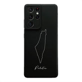 Palästina Handyhülle Samsung S21 Ultra Silhouette Schutzhülle | d'origine