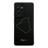 Algerien Handyhülle Samsung S21 Ultra – Landkarten Design