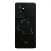 Irak Handyhülle Samsung S21 Ultra Silhouette Schutzhülle | d'origine