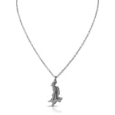 Pakistan Silhouette Landkarten Kette Damen Silber wasserfest | d'origine