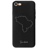 Sandžak Handyhülle iPhone 7/8 – Landkarten Design