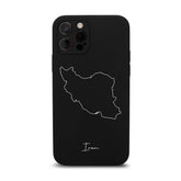 Iran Landkarte Handyhülle Schutzhülle | d'origine