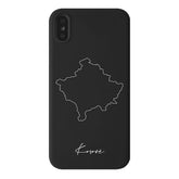 Kosovo Handyhülle iPhone XS Silhouette Schutzhülle | d'origine