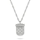 Kroatien Wappen Kette Damen Silber Edelstahl – Šahovnica