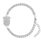 Kroatien Wappen Armband Damen Silber Edelstahl – Šahovnica