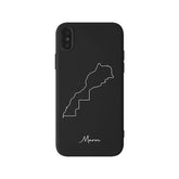 Marokko Handyhülle iPhone XS Silhouette Schutzhülle | d'origine