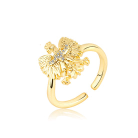 Polen Adler Wappen Ring Damen 18K Gold | d'origine