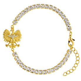 Poland Eagle Emblem Bracelet Women 18K Gold | d'origine