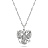 Russland Wappen Kette Damen Silber Edelstahl – Adler